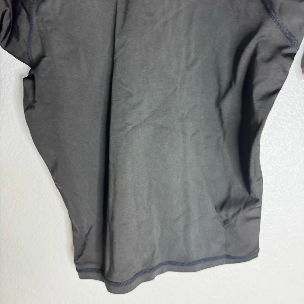 Quiksilver Black Rash Guard for Men Compression Fit Size L - Picture 4 of 9